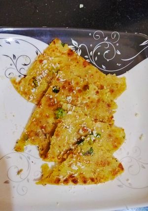 A picture of Paneer paratha.