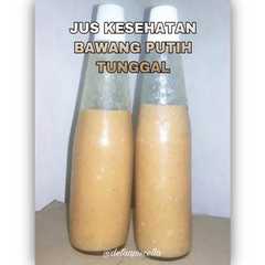 A picture of Jus diet & kesehatan (bawang putih, jahe, cuka apel, madu, lemon).