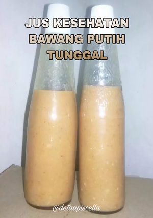 Foto resep Jus diet & kesehatan (bawang putih, jahe, cuka apel, madu, lemon)
