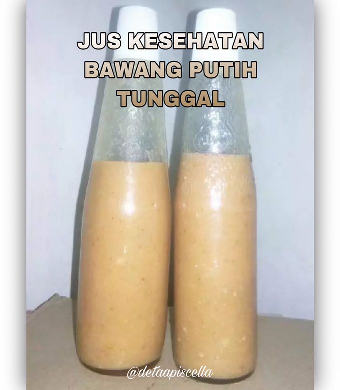 Foto resep Jus diet & kesehatan (bawang putih, jahe, cuka apel, madu, lemon)
