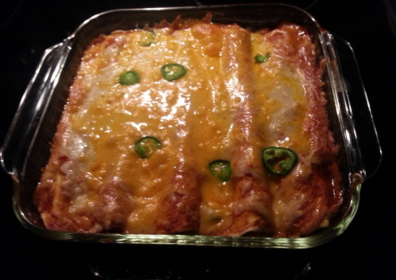 Turkey enchiladas!