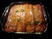 A picture of leftover turkey
