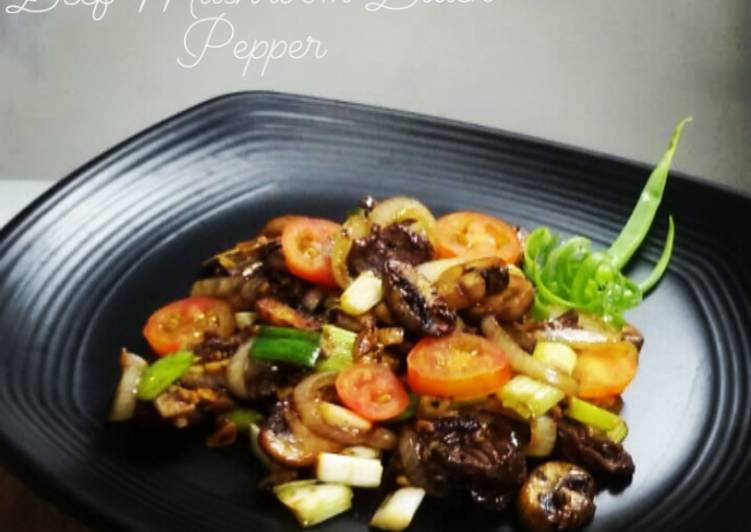 Resep Beef Mushroom Black Pepper yang Lezat Sekali