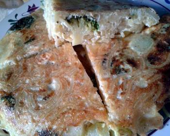 Latest Recipe Spaghetti Brie  Broccoli Frittata Yummy