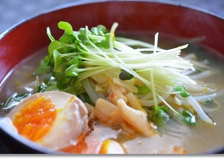 Recipe of Any-night-of-the-week Low Carb Diet (Ramen with Shirataki Noodles)