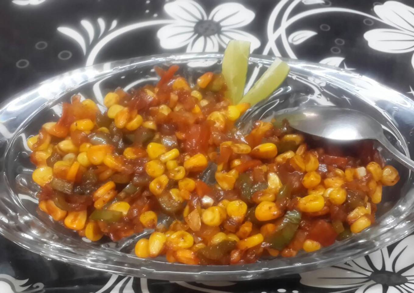Chatpata masala sweet corn
