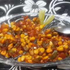 A picture of Chatpata masala sweet corn.