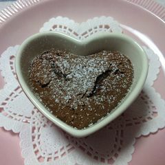 A picture of Easy Chocolate Fondant Cake for Valentine's Day.