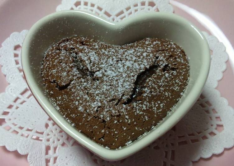 How to Prepare Quick Easy Chocolate Fondant Cake for Valentine&#39;s Day