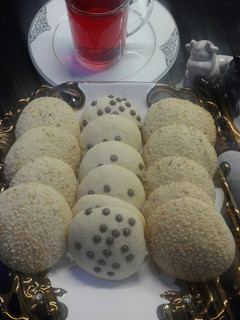 عکسی از دستور کلوچه کنجدی