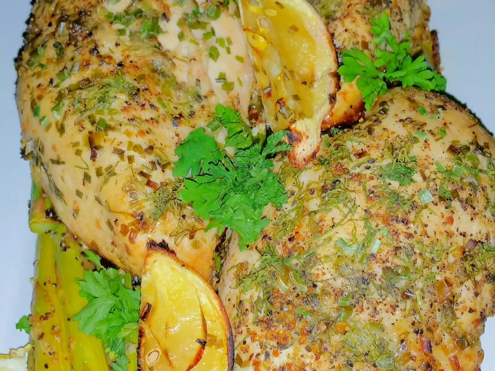 Simple Way Prepare Recipe Mike&amp;#39;s Garlic Lemon Herbed Chicken that is Delicious, Delicious}