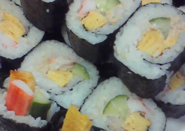 Recipe of Any-night-of-the-week So Delicious! My Salad Sushi Rolls