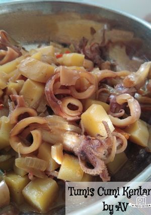 Foto resep Tumis Cumi Kentang