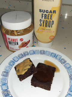 Una foto de Brownie keto