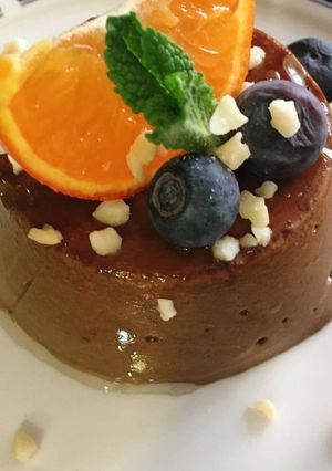 Foto principal de Budín en frío de algarrobaal aroma de mandarina