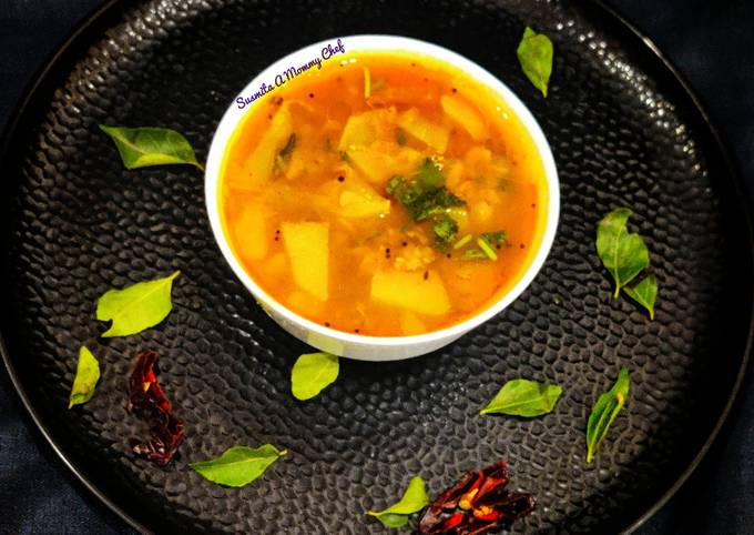 Quick sambar with chayote