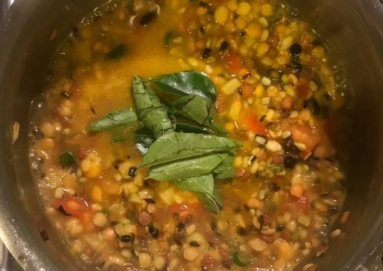 Simple Way to Make Homemade Mixed lentil