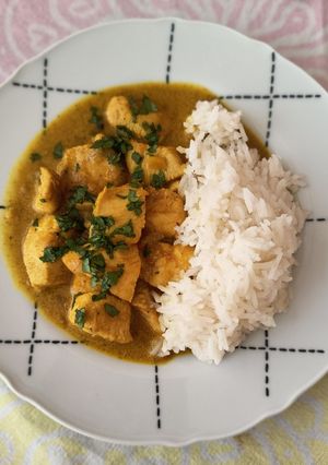 Una foto de Pollo al Curry