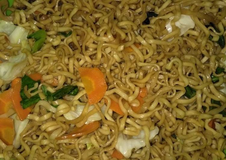 Resep Mie goreng sayur simple Anti Gagal