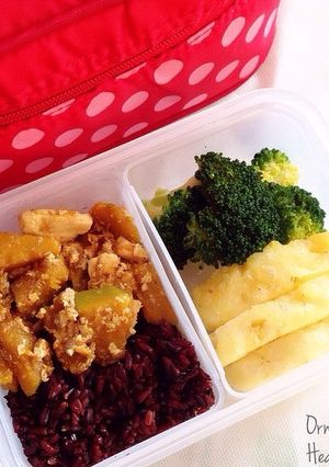 รูปของ ข้าวกล่องฟักทองผัดไข่