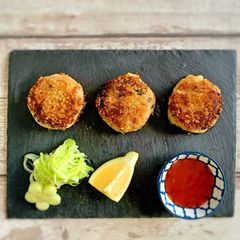 A picture of Sweet Chilli Fish Cakes.
