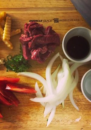 Una foto de Lomo saltado