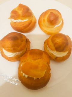 Cream puff ainihin hoton girkin