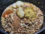PASTEL de LENTEJAS🥓Con Arroz🍚...!🍛