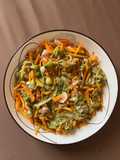 Tumis kembang turi + wortel