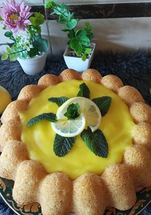 صورة لوصفة كيك بالليمون