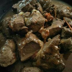 A picture of Stewed Liver.