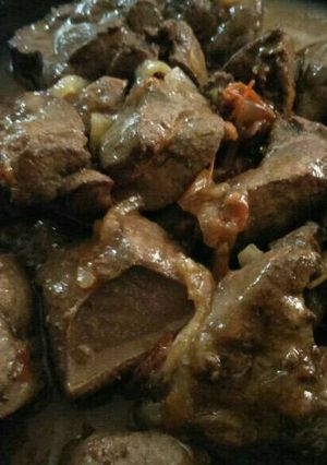 A picture of Stewed Liver.