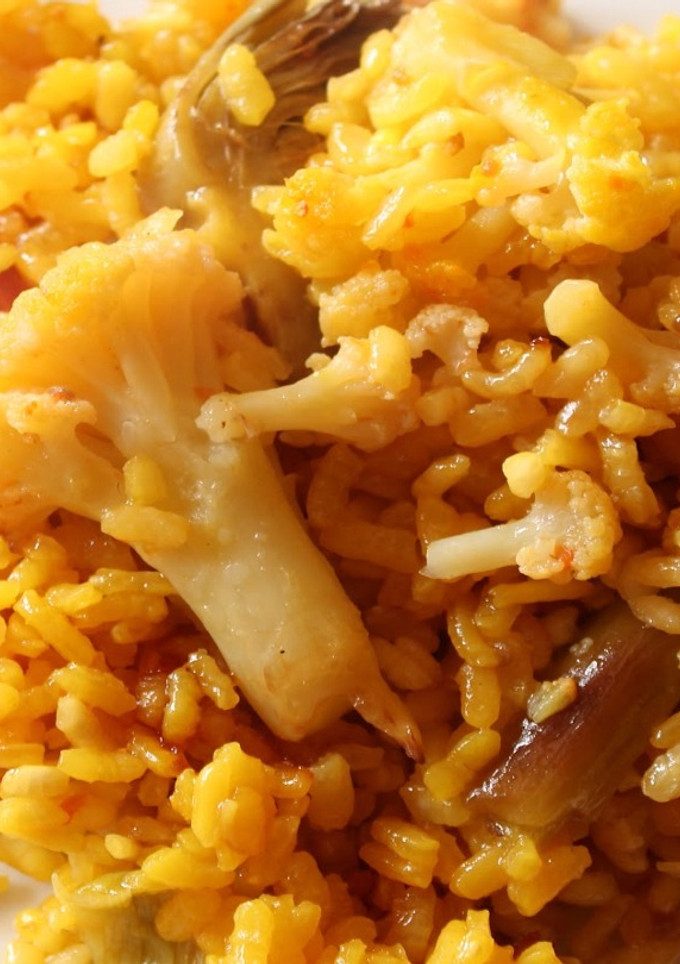 Una foto de Arroz con coliflor