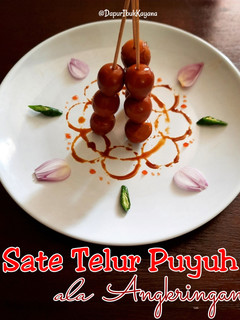 Foto resep 531. Sate Telur Puyuh ala Angkringan