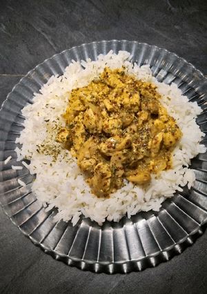 Une photo de Émincé de poulet à la moutarde à l'ancienne au cookeo