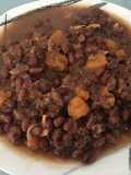 Azukis con calabaza