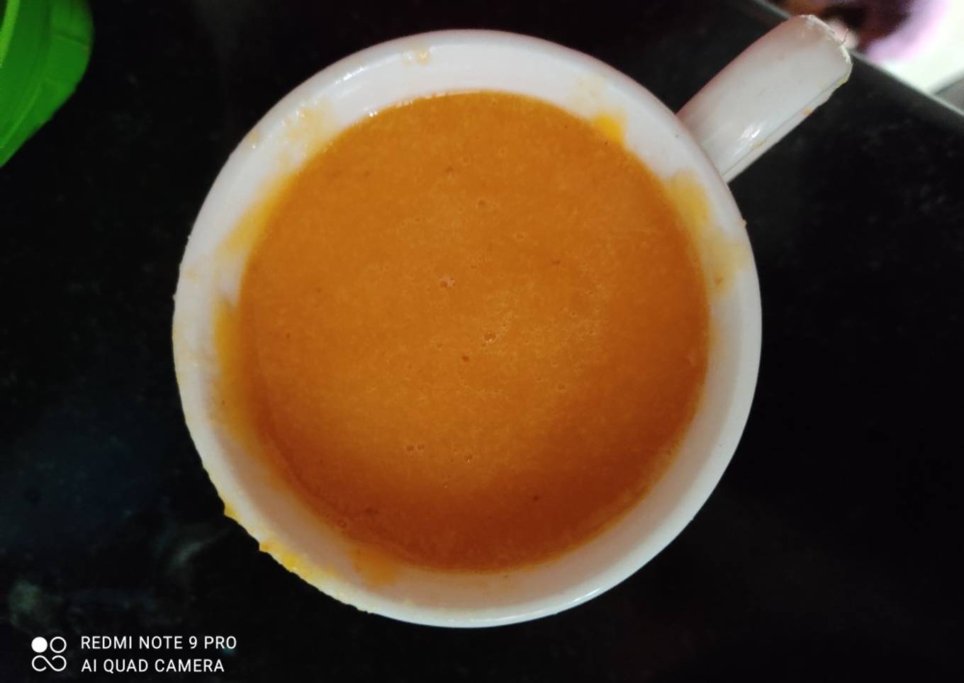 Mango carrot pineapple lemon Smoothie