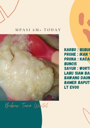 Foto resep Bubur Tuna Wortel MPASI 6m+