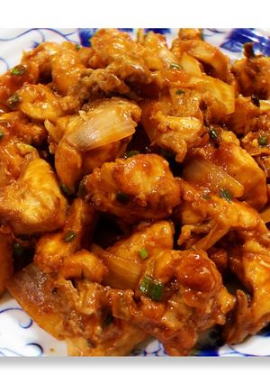 洋蔥雞丁 的食譜成品照片