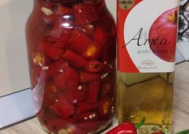 Гострий перець з медом в яблучному оцті🌶️