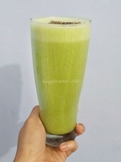 Foto resep Smoothies - Pisang + Pokcoy (Jus Diet Sehat)