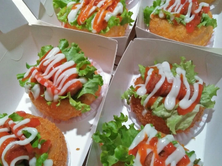 Langkah Mudah untuk Menyiapkan Resep DOSIS HOTDOG (donat sosis hotdog) yang Enak Banget Anti Ribet, Bisa Manjain Lidah