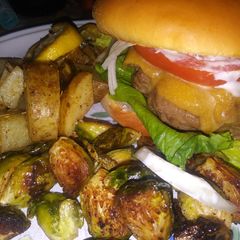 A picture of Crispy brussel sprouts.