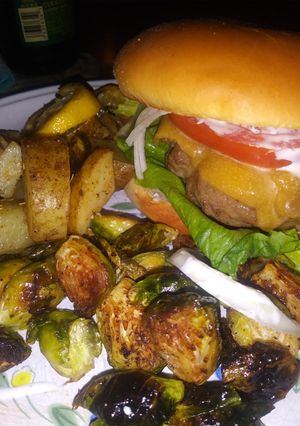 A picture of Crispy brussel sprouts.