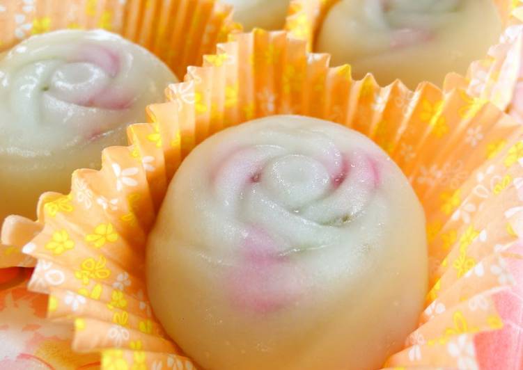Recipe of Any-night-of-the-week Spring Sakura Mochi in the Microwave