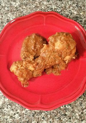 A picture of Awesome tasting curry chicken!.