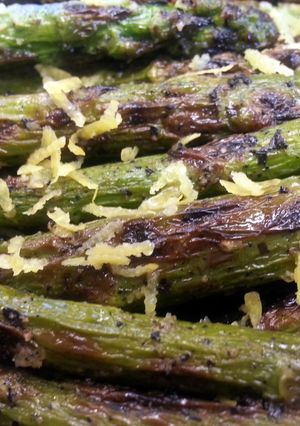 A picture of Lemon Grilled Asparagus.