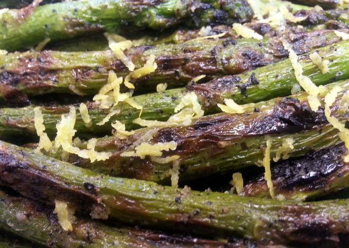 Recipe of Perfect Lemon Grilled Asparagus