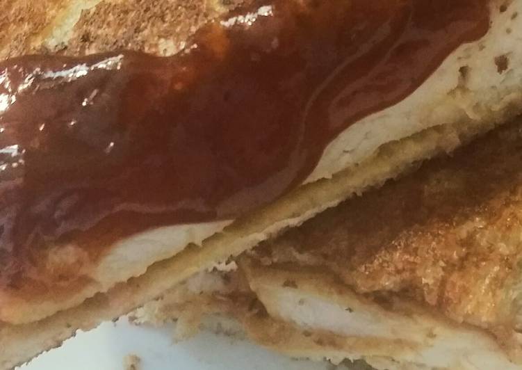 Easiest Way to Prepare Super Quick Homemade BBQ Chicken.and bacon grilled cheese