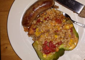 Easiest Way to Prepare Yummy Couscous stuffed bell pepper